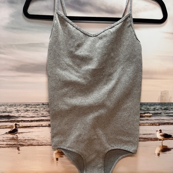 FREE PEOPLE BODYSUIT IN GRAY M/L NWOT - Picture 4 of 6